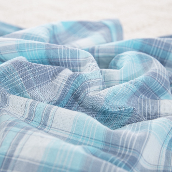 91家纺网 家纺一手货源 找家纺 大黄蜂家居家纺 2025新款全棉水洗棉乳胶枕头枕芯枕套 舞动青春蓝