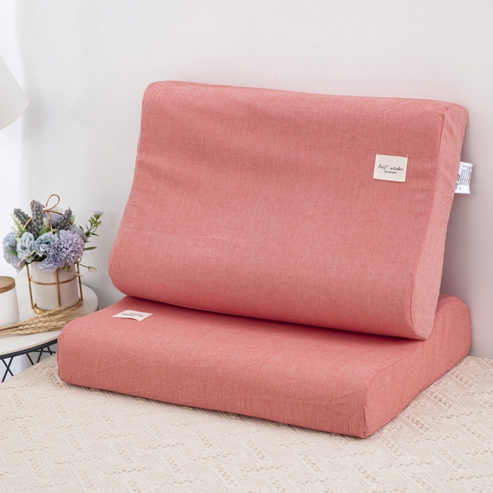 91家纺网 家纺一手货源 找家纺 大黄蜂家居家纺 2025新款全棉水洗棉乳胶枕套 巴西橘