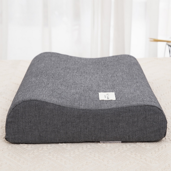 91家纺网 家纺一手货源 找家纺 大黄蜂家居家纺 2025新款全棉水洗棉乳胶枕套 低调灰