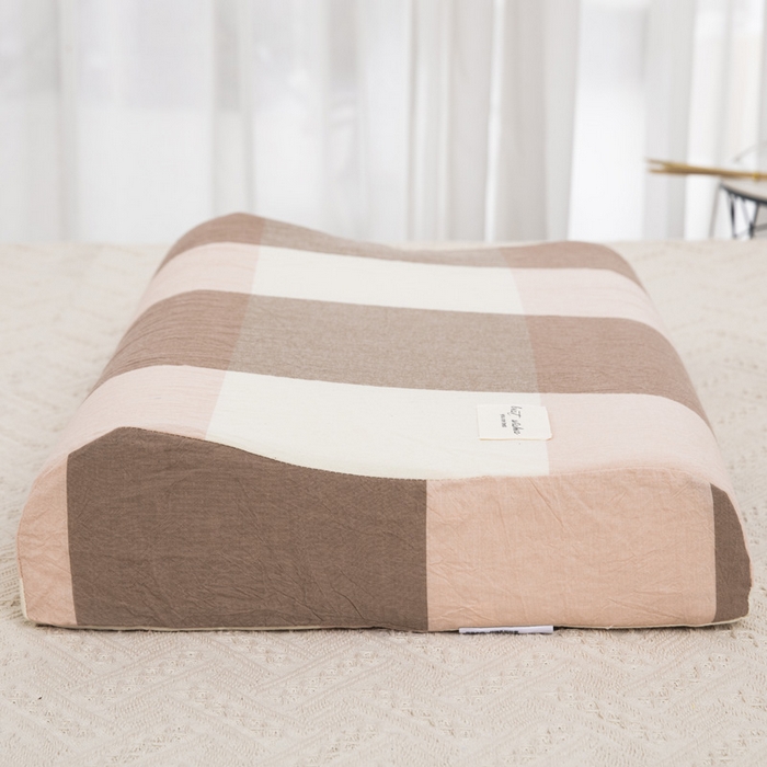 91家纺网 家纺一手货源 找家纺 大黄蜂家居家纺 2025新款全棉水洗棉乳胶枕套 格调粉