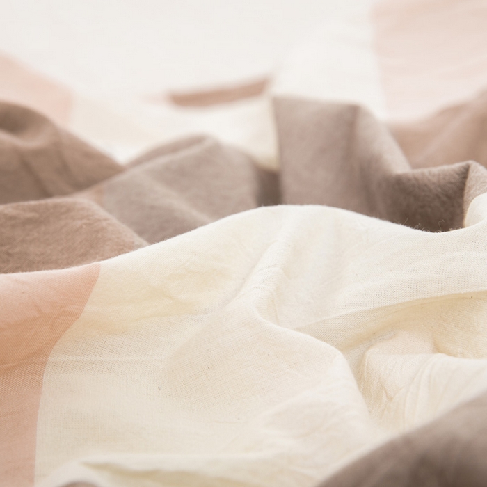 91家纺网 家纺一手货源 找家纺 大黄蜂家居家纺 2025新款全棉水洗棉乳胶枕套 格调粉