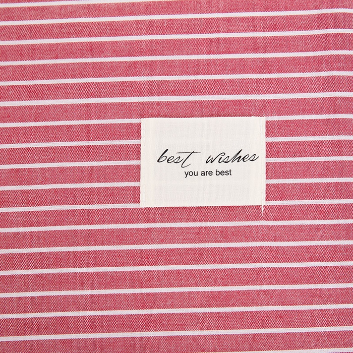 91家纺网 家纺一手货源 找家纺 大黄蜂家居家纺 2025新款全棉水洗棉乳胶枕套 红细条