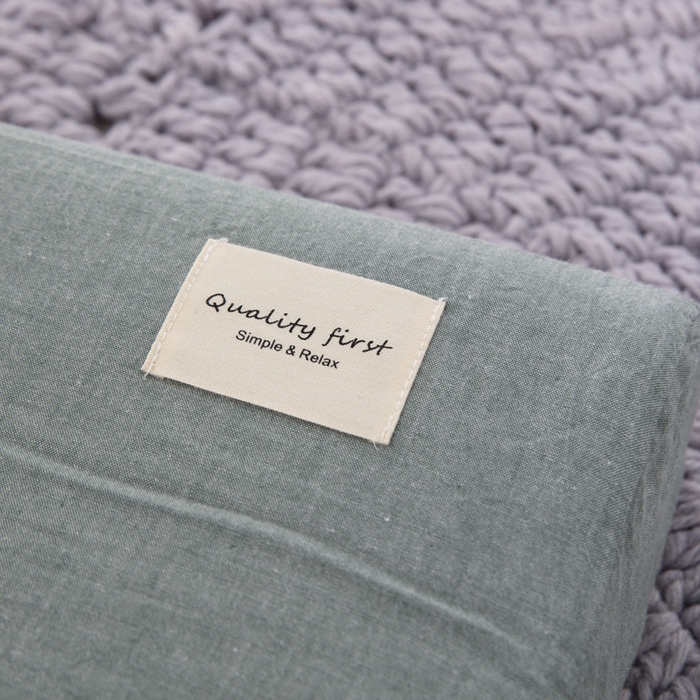 91家纺网 家纺一手货源 找家纺 大黄蜂家居家纺 2025新款全棉水洗棉乳胶枕套 墨子绿