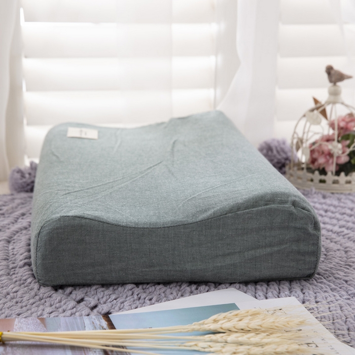 91家纺网 家纺一手货源 找家纺 大黄蜂家居家纺 2025新款全棉水洗棉乳胶枕套 墨子绿