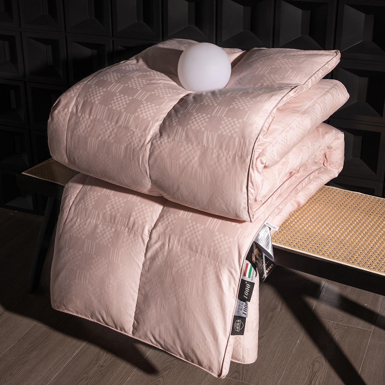 91家纺网 家纺一手货源 找家纺 （总）御眠纺羽绒被壳 2025新款双层全棉提花羽绒被壳华夫格