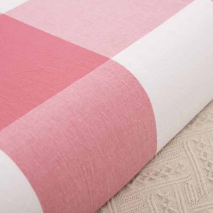 91家纺网 家纺一手货源 找家纺 大黄蜂家居家纺 2025新款全棉水洗棉乳胶枕套 浅咖红