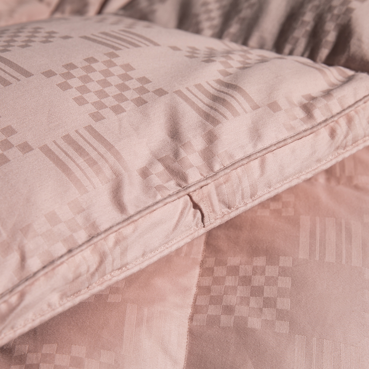 91家纺网 家纺一手货源 找家纺 （总）御眠纺羽绒被壳 2025新款双层全棉提花羽绒被壳华夫格