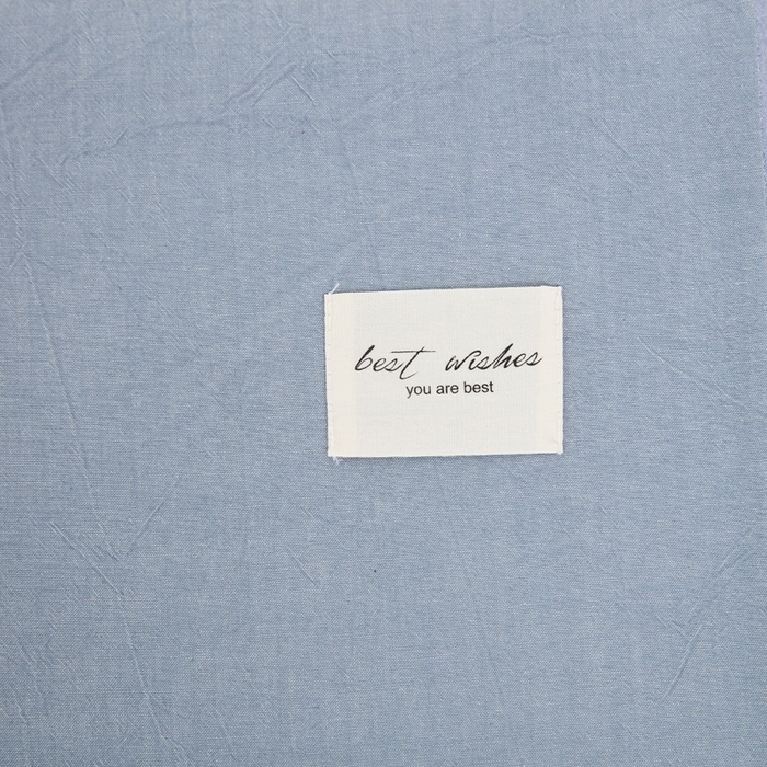 91家纺网 家纺一手货源 找家纺 大黄蜂家居家纺 2025新款全棉水洗棉乳胶枕套 清雅蓝