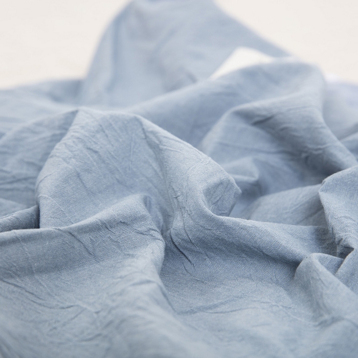 91家纺网 家纺一手货源 找家纺 大黄蜂家居家纺 2025新款全棉水洗棉乳胶枕套 清雅蓝