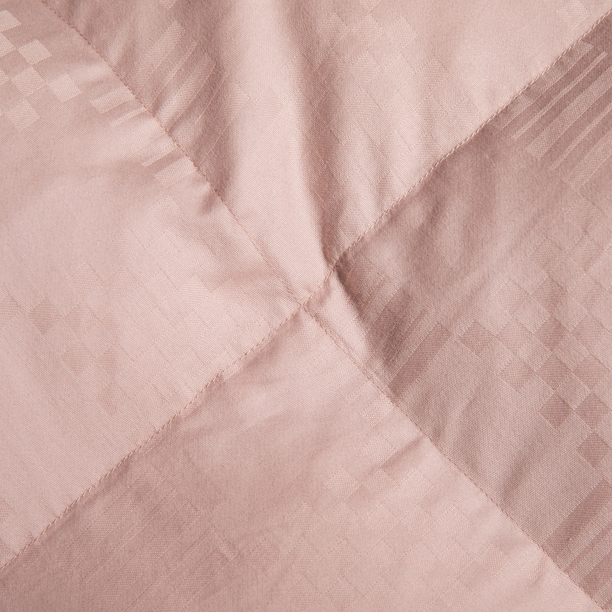 91家纺网 家纺一手货源 找家纺 静若居羽绒被壳 2025新款双层全棉提花羽绒被壳华夫格 华夫格豆沙