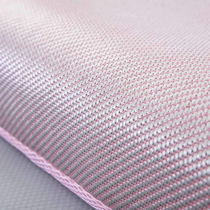 91家纺网 家纺一手货源 找家纺 大黄蜂家居家纺 2025新款艾草冰滕乳胶枕套含芯 爱情海粉