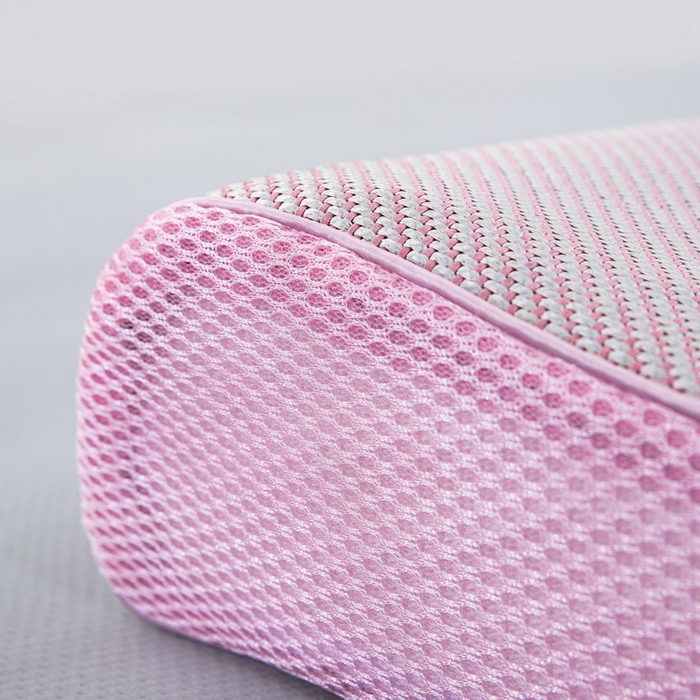 91家纺网 家纺一手货源 找家纺 大黄蜂家居家纺 2025新款艾草冰滕乳胶枕套含芯 爱情海粉