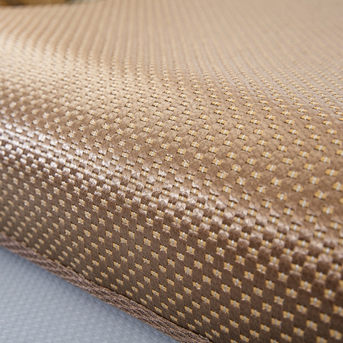 91家纺网 家纺一手货源 找家纺 大黄蜂家居家纺 2025新款艾草冰滕乳胶枕套含芯 净面浅黄