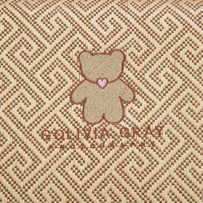 91家纺网 家纺一手货源 找家纺 大黄蜂家居家纺 2025新款艾草冰滕乳胶枕套含芯 如意格英文熊