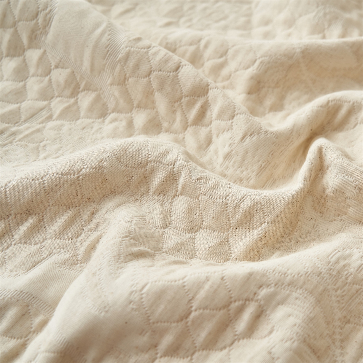 91家纺网 家纺一手货源 找家纺 金鹰 2025新款A类全棉棉麻毛多功能盖毯床盖床单 丛林兔