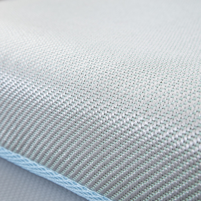 91家纺网 家纺一手货源 找家纺 大黄蜂家居家纺 2025新款艾草冰滕乳胶枕套含芯 小熊猫绿