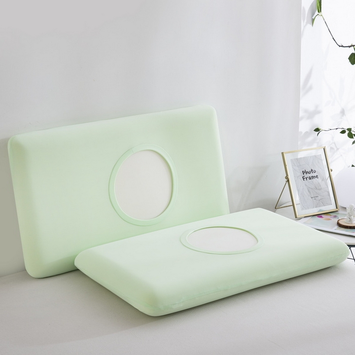 91家纺网 家纺一手货源 找家纺 大黄蜂家居家纺 2025新款小冰皮凉感魔术枕套 薄荷绿