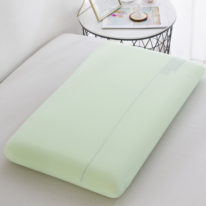 91家纺网 家纺一手货源 找家纺 大黄蜂家居家纺 2025新款小冰皮凉感魔术枕套 薄荷绿