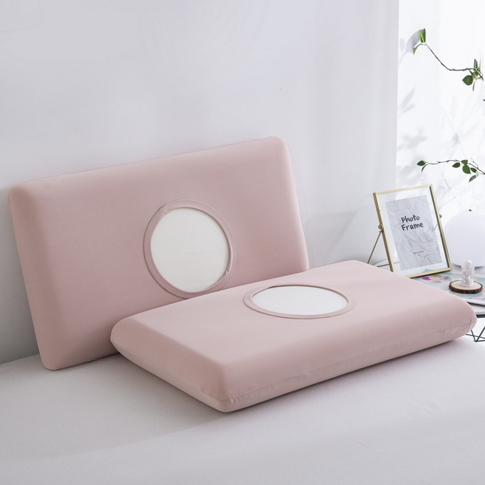 91家纺网 家纺一手货源 找家纺 大黄蜂家居家纺 2025新款小冰皮凉感魔术枕套 豆沙