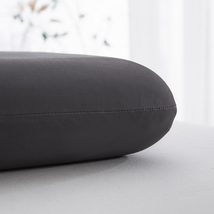 91家纺网 家纺一手货源 找家纺 大黄蜂家居家纺 2025新款小冰皮凉感魔术枕套 深灰色