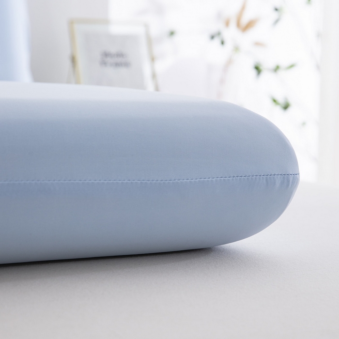 91家纺网 家纺一手货源 找家纺 大黄蜂家居家纺 2025新款小冰皮凉感魔术枕套 天空蓝