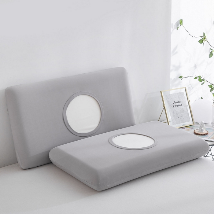 91家纺网 家纺一手货源 找家纺 大黄蜂家居家纺 2025新款小冰皮凉感魔术枕套 银灰