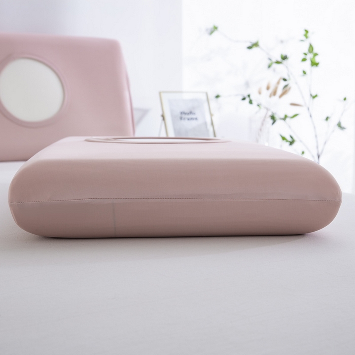 91家纺网 家纺一手货源 找家纺 大黄蜂家居家纺 2025新款小冰皮凉感魔术枕套 豆沙