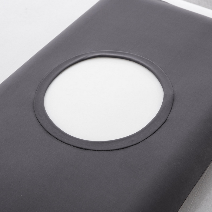 91家纺网 家纺一手货源 找家纺 大黄蜂家居家纺 2025新款小冰皮凉感魔术枕套 深灰色