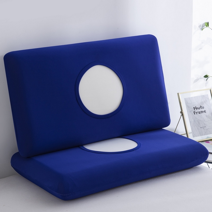 91家纺网 家纺一手货源 找家纺 大黄蜂家居家纺 2025新款小冰皮凉感魔术枕套 宝石蓝