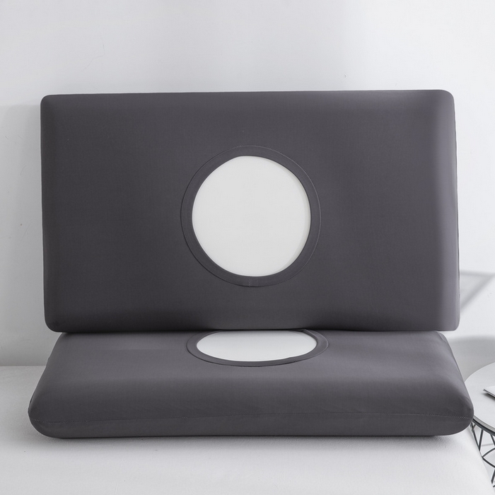 大黄蜂家居家纺 2025新款小冰皮凉感魔术枕套 深灰色