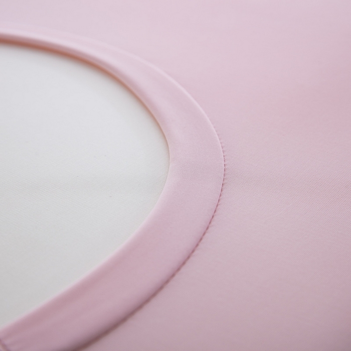 91家纺网 家纺一手货源 找家纺 大黄蜂家居家纺 2025新款小冰皮凉感魔术枕套 淡雅粉