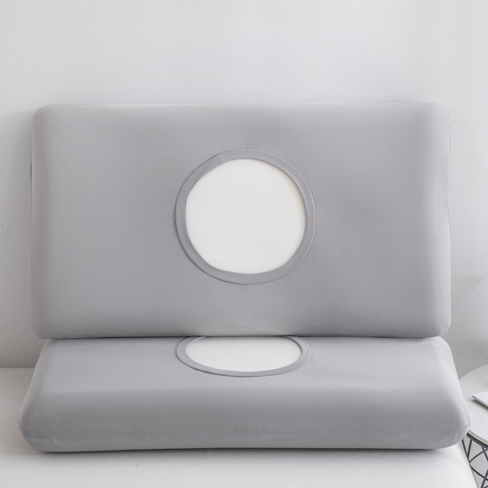 大黄蜂家居家纺 2025新款小冰皮凉感魔术枕套 银灰