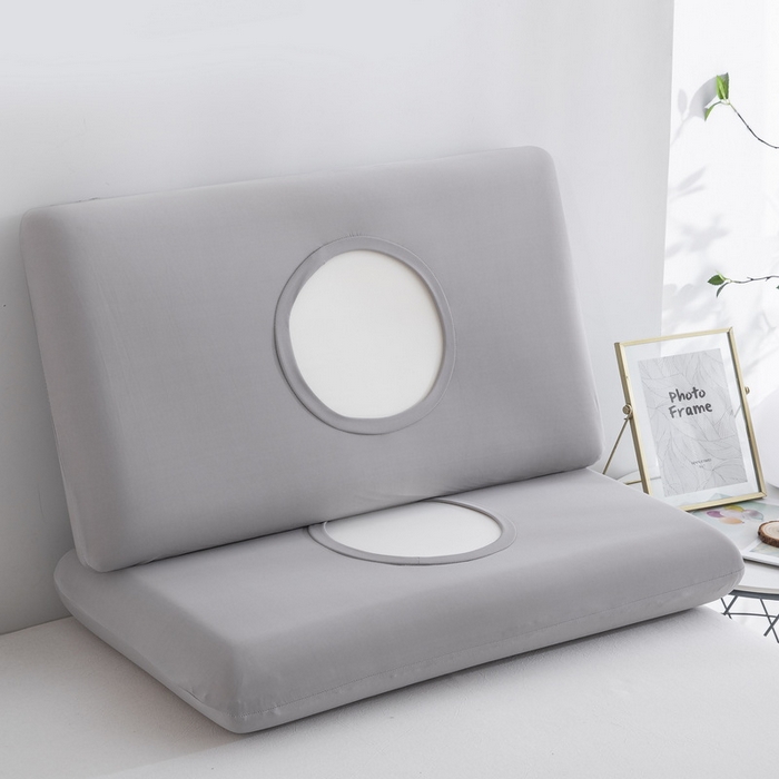 91家纺网 家纺一手货源 找家纺 大黄蜂家居家纺 2025新款小冰皮凉感魔术枕套 银灰