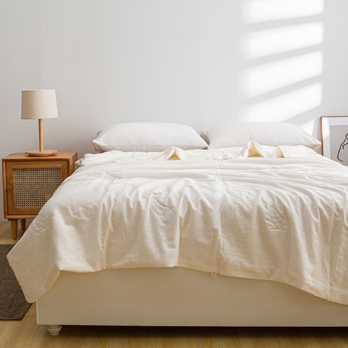 91家纺网 家纺一手货源 找家纺 （总）太阳羽 2025新款A类原棉提花大豆被抗菌夏凉被春秋被冬被