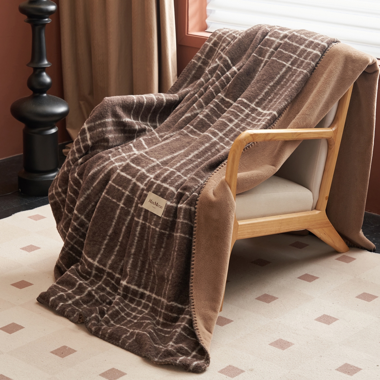 91家纺网 家纺一手货源 找家纺 （总）晨曦家纺 2025新款仿生羊毛绒毛毯沙发盖毯办公室午睡毯四季毯