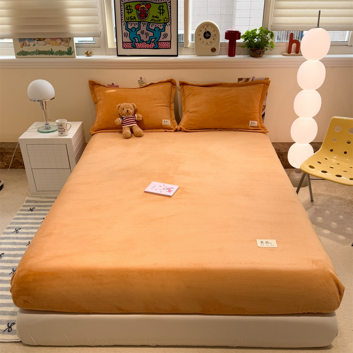 91家纺网 家纺一手货源 找家纺 （总）857家居 2025新款高克重牛奶绒床单床笠系列