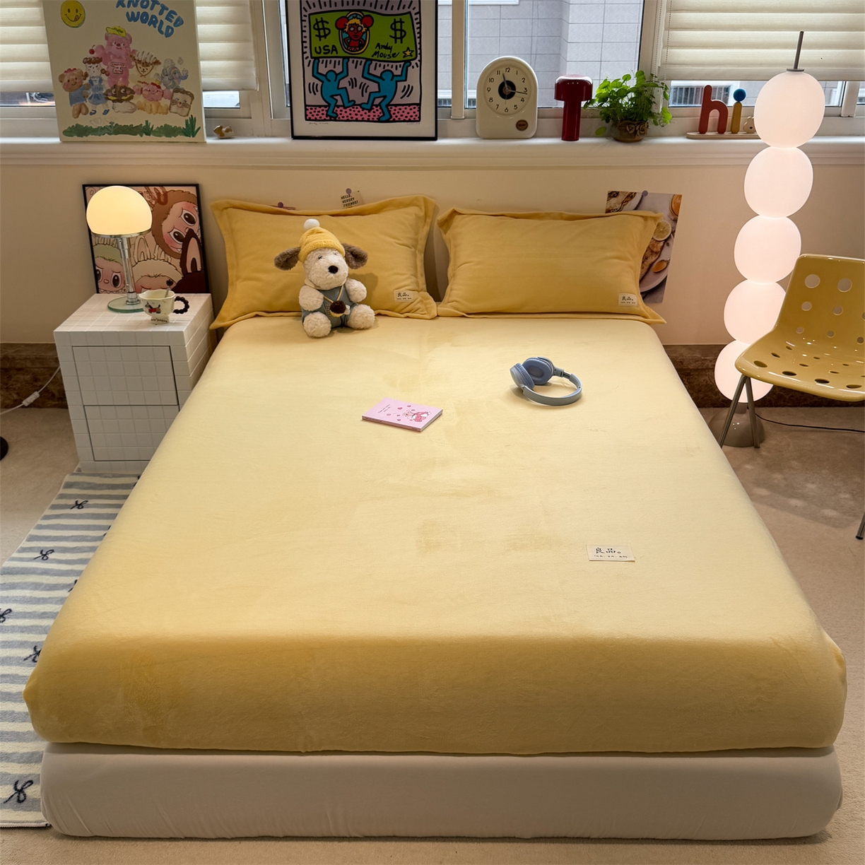 91家纺网 家纺一手货源 找家纺 （总）857家居 2025新款高克重牛奶绒床单床笠系列