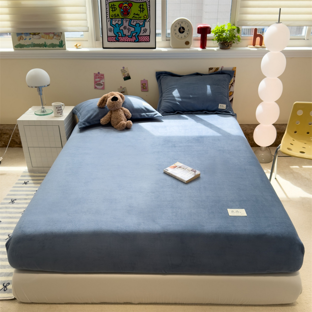 91家纺网 家纺一手货源 找家纺 （总）857家居 2025新款高克重牛奶绒床单床笠系列