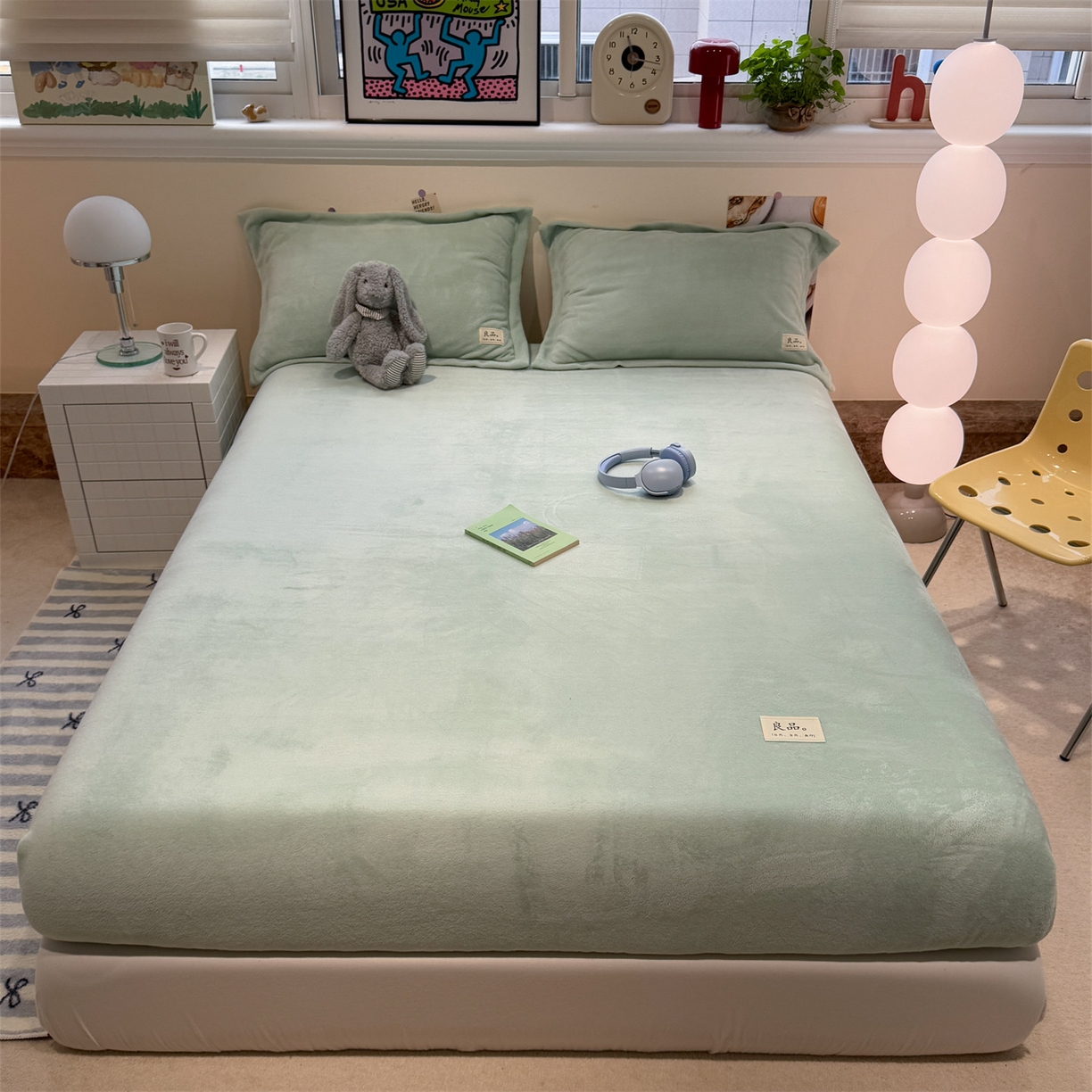 91家纺网 家纺一手货源 找家纺 （总）857家居 2025新款高克重牛奶绒床单床笠系列