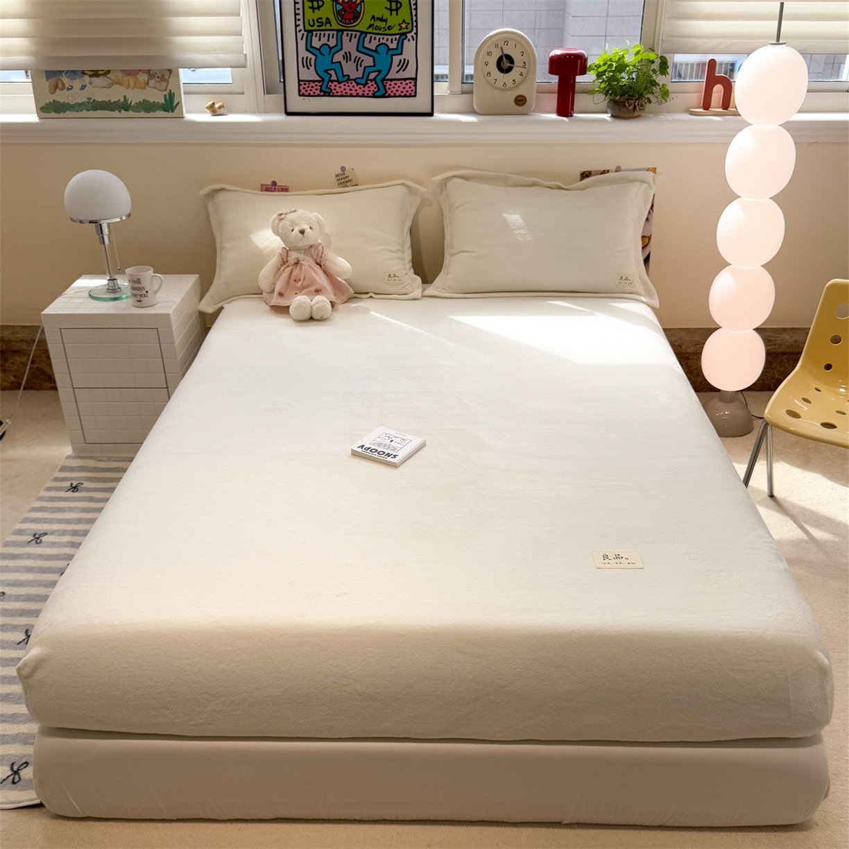 91家纺网 家纺一手货源 找家纺 （总）857家居 2025新款高克重牛奶绒床单床笠系列