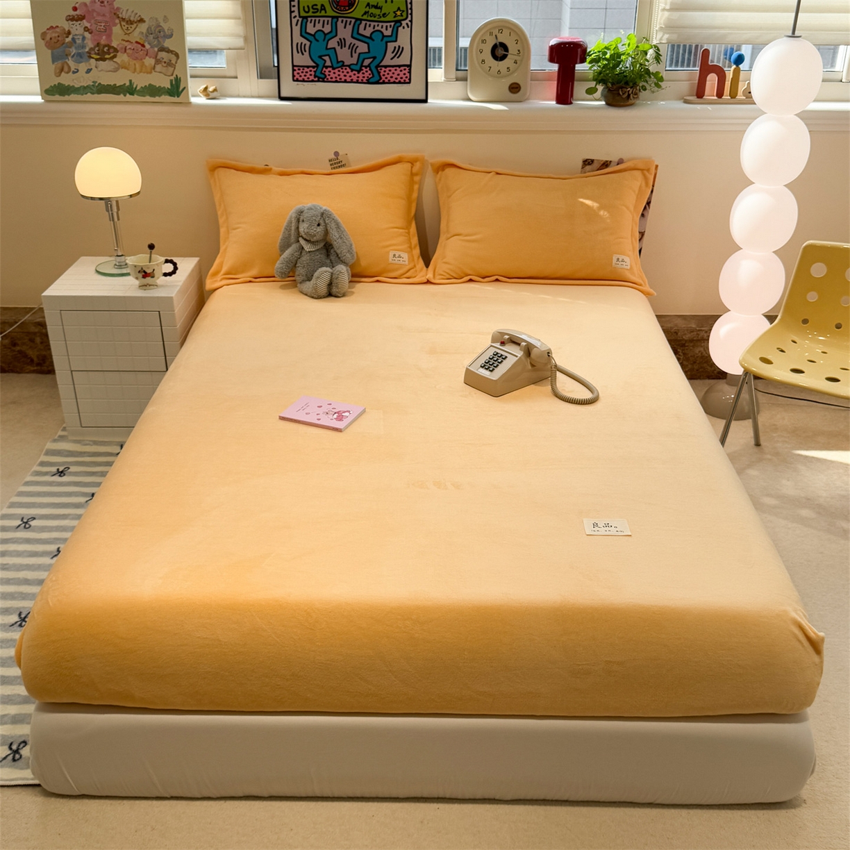 91家纺网 家纺一手货源 找家纺 （总）857家居 2025新款高克重牛奶绒床单床笠系列