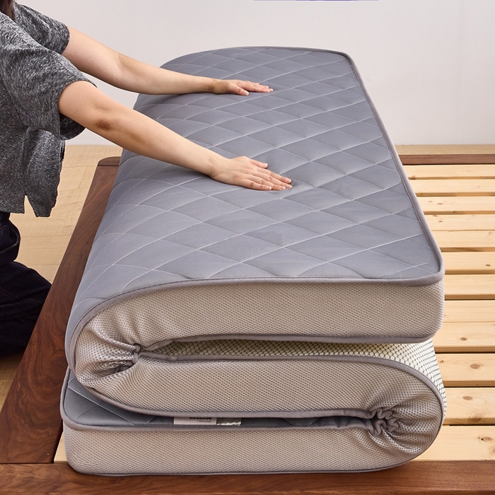 91家纺网 家纺一手货源 找家纺 （总）优承佳生活馆（床垫） 2025新款磨毛大豆抗压棉立体床垫