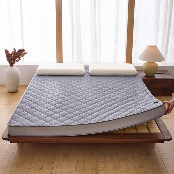 91家纺网 家纺一手货源 找家纺 （总）优承佳生活馆（床垫） 2025新款磨毛大豆抗压棉立体床垫