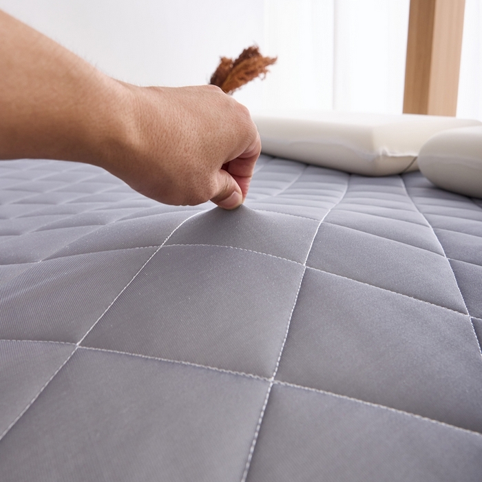 91家纺网 家纺一手货源 找家纺 （总）优承佳生活馆（床垫） 2025新款磨毛大豆抗压棉立体床垫