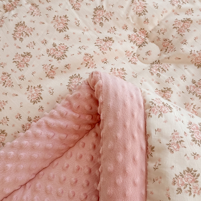 91家纺网 家纺一手货源 找家纺 梦依依 2025新款全棉豆豆绒大豆被冬被春秋被儿童豆豆被（风格一） 月光集