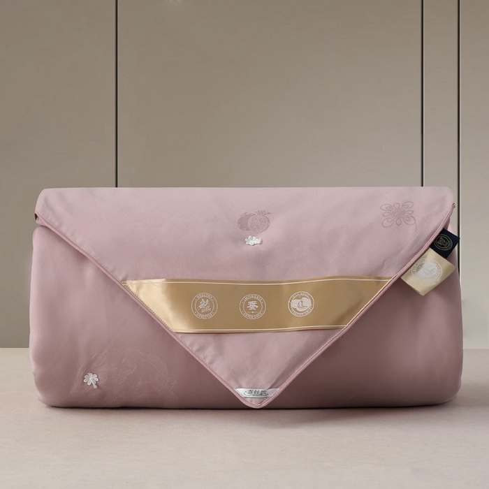 91家纺网 家纺一手货源 找家纺 （总）越宏顺 2025新款龙凤款100%柞.纯棉手工.被保真