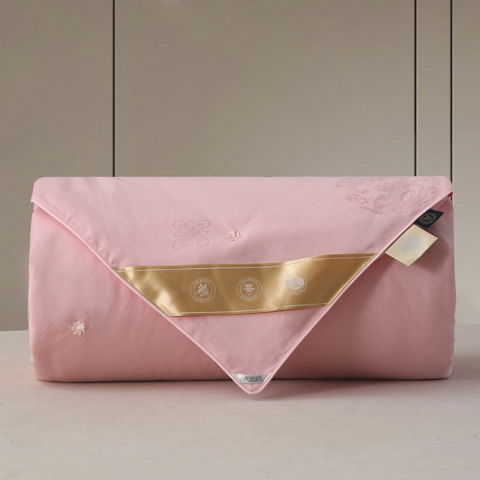 91家纺网 家纺一手货源 找家纺 （总）越宏顺 2025新款龙凤款100%柞.纯棉手工.被保真