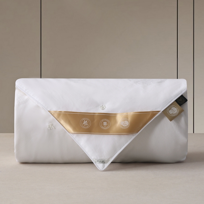 91家纺网 家纺一手货源 找家纺 （总）越宏顺 2025新款龙凤款100%柞.纯棉手工.被保真