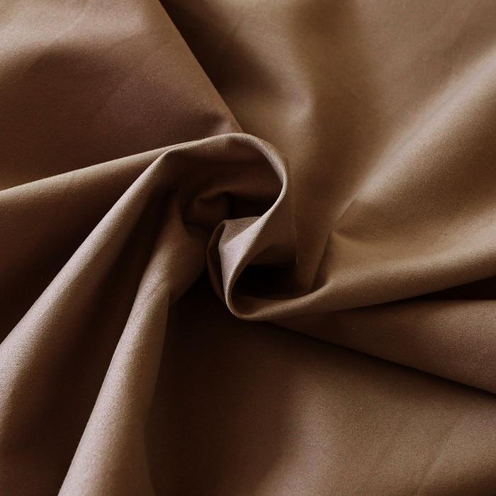 91家纺网 家纺一手货源 找家纺 晶缦 2025新款100%纯棉13376纯色喷气全棉磨毛多规格四件套 暖芸馨-枯茶棕