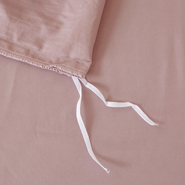 91家纺网 家纺一手货源 找家纺 晶缦 2025新款100%纯棉13376纯色喷气全棉磨毛多规格四件套 暖芸馨-暖贝粉